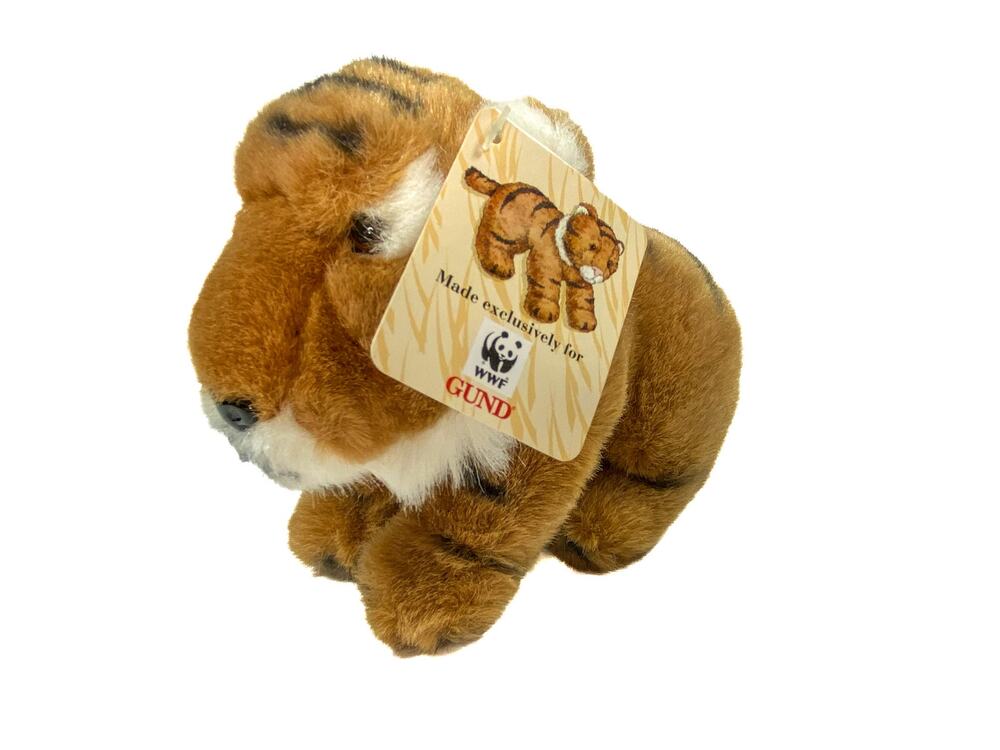 Gund Bengal Tiger Cub Plush44528 World Wildlife Fund Stuffed Animal Hang Tag